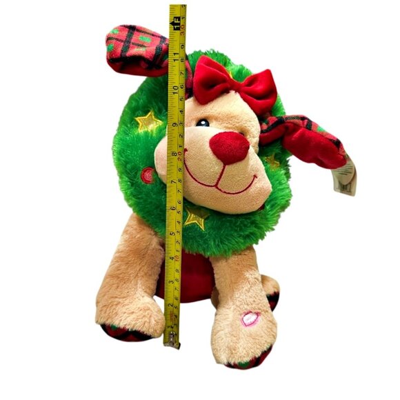 Goffa Animated Plush Dog Dances Lights Sings Rockin' Around the Christmas Tree - Picture 9 of 9